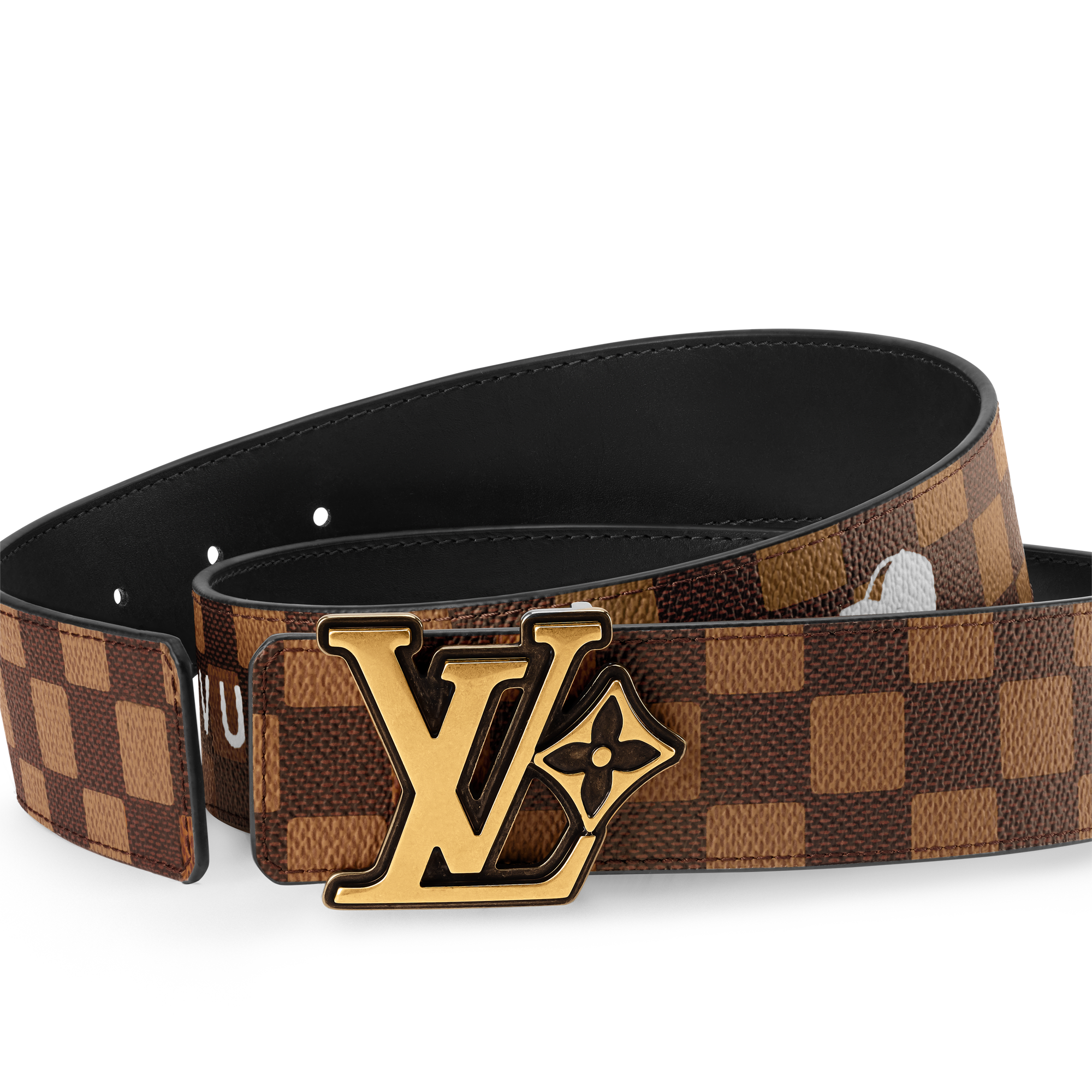 LV Flower Damier Phriendship 40mm Reversible Belt - Accessories